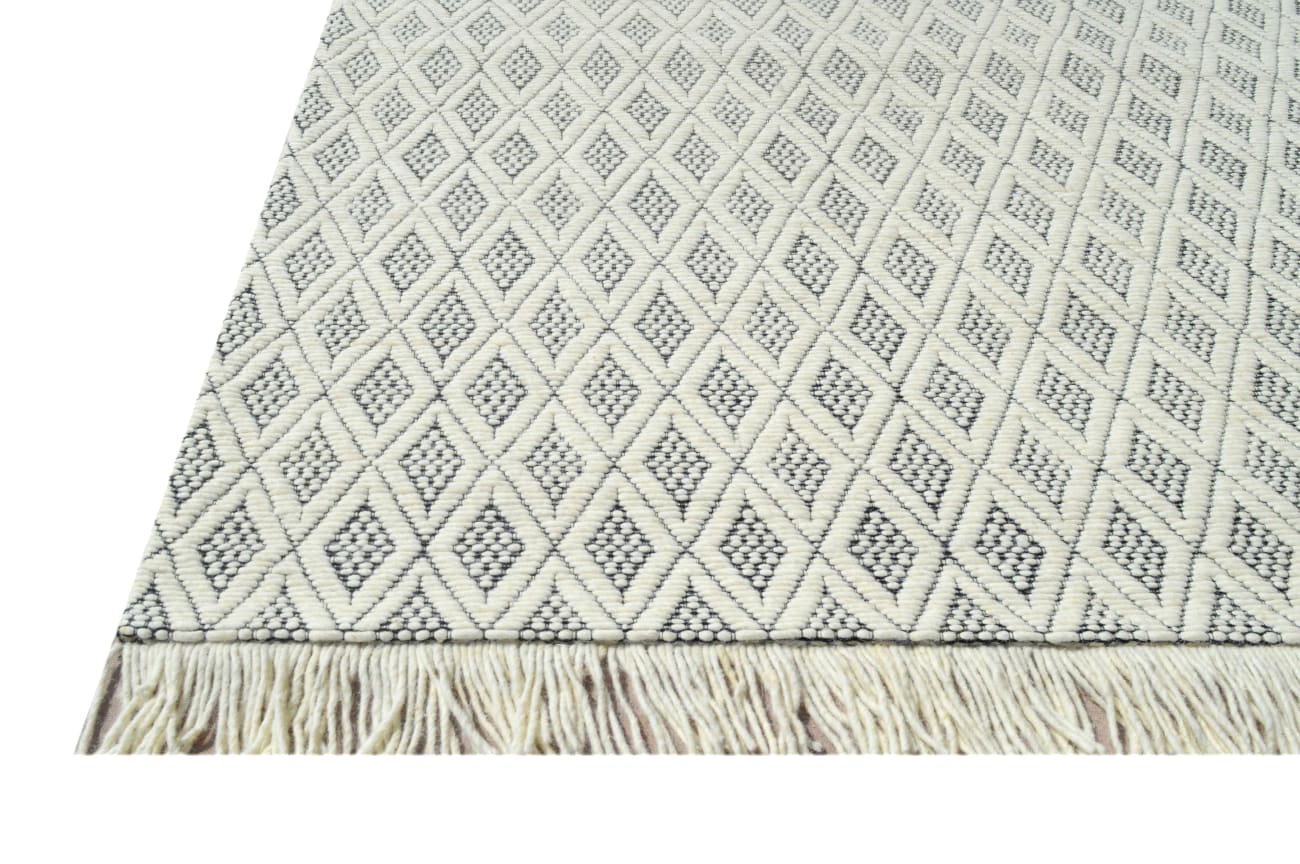 LF8102120190 - Dynamic Rugs - LOLA - Ivory Charcoal 2120-190 - 8' x 10'