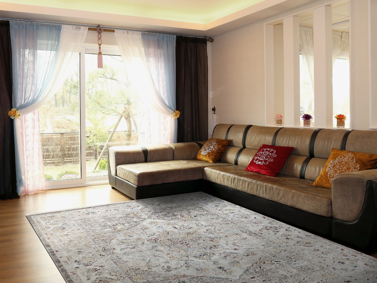 MZ10148454900 - Dynamic Rugs - MOOD - Grey 8454-900 - 9' x 12.7'