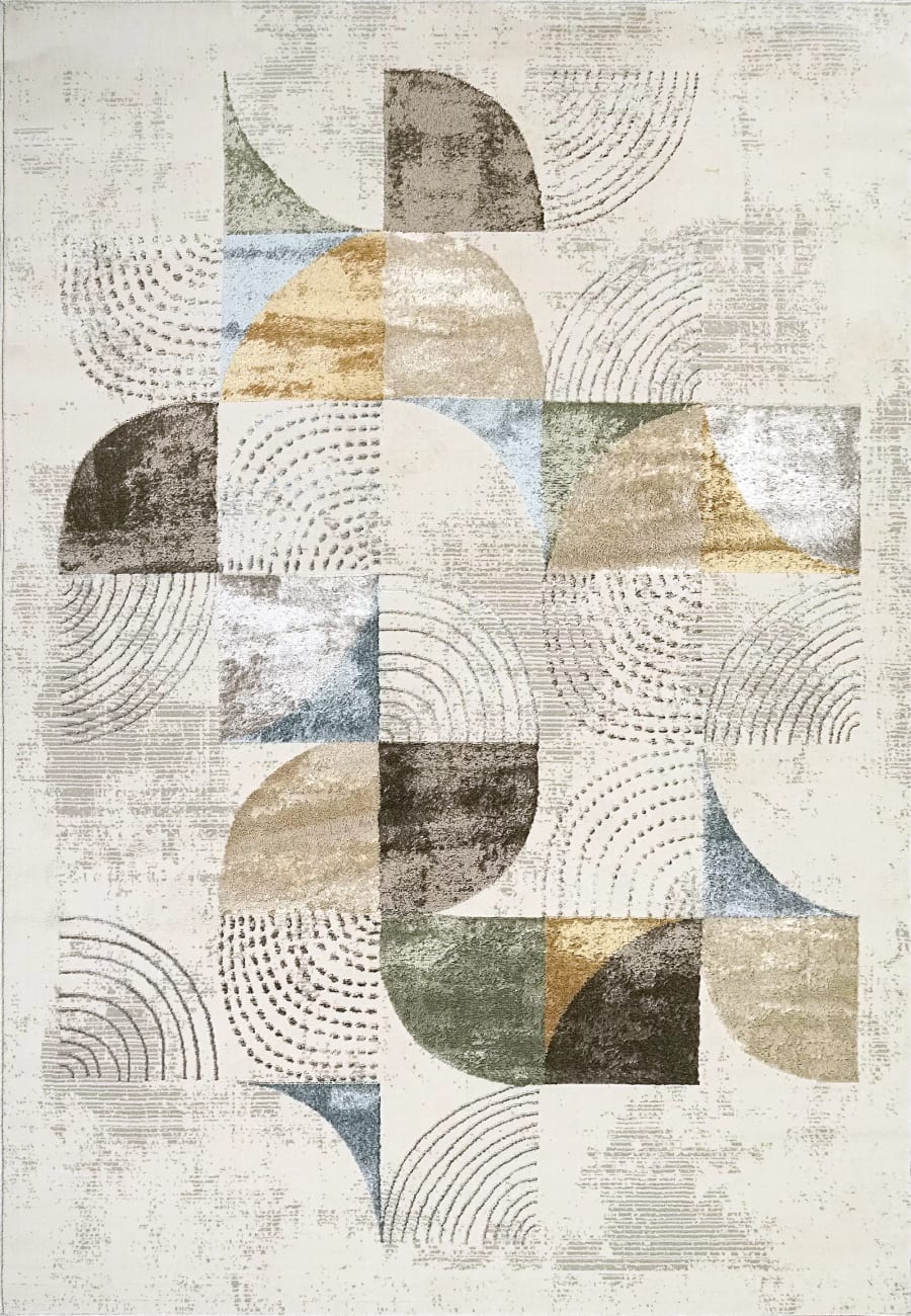 ZT9126657999 - Dynamic Rugs - MERIT - Grey Multi 6657-999 - 7.1' x 10.1'