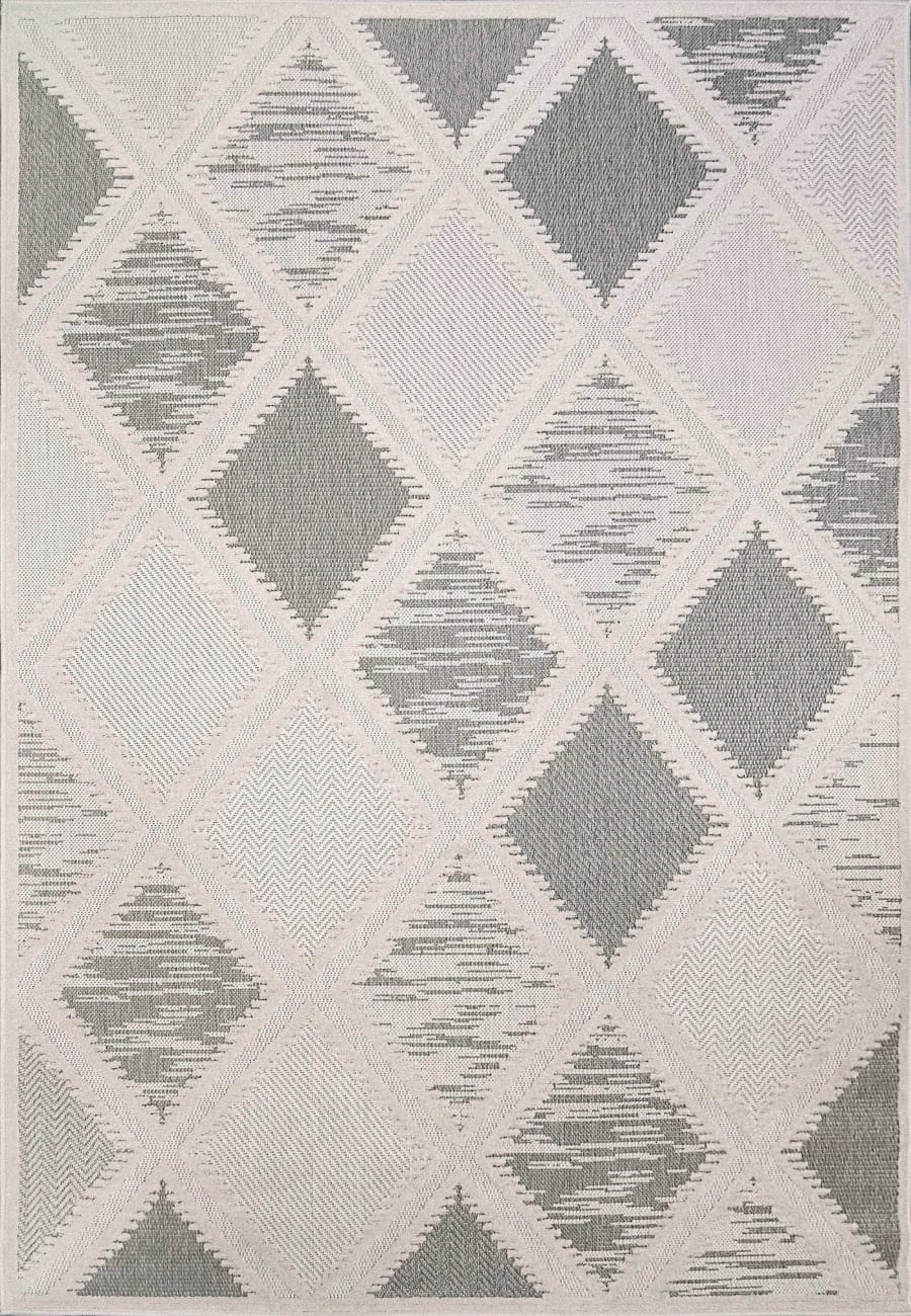 TS9126403901 - Dynamic Rugs - TESSIE - Grey Ivory 6403-901 - 7.1' x 10'