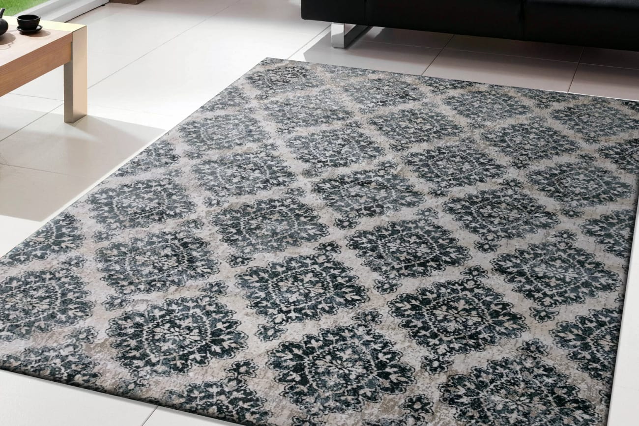 ME28985015117 - Dynamic Rugs - MELODY - Ivory 985015-117 - 2.2' x 7.1'