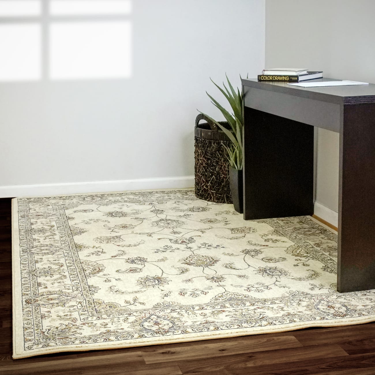 ANCIENT GARDEN - Ivory 57159-6464 - Dynamic Rugs - ANCIENT GARDEN - Ivory 57159-6464