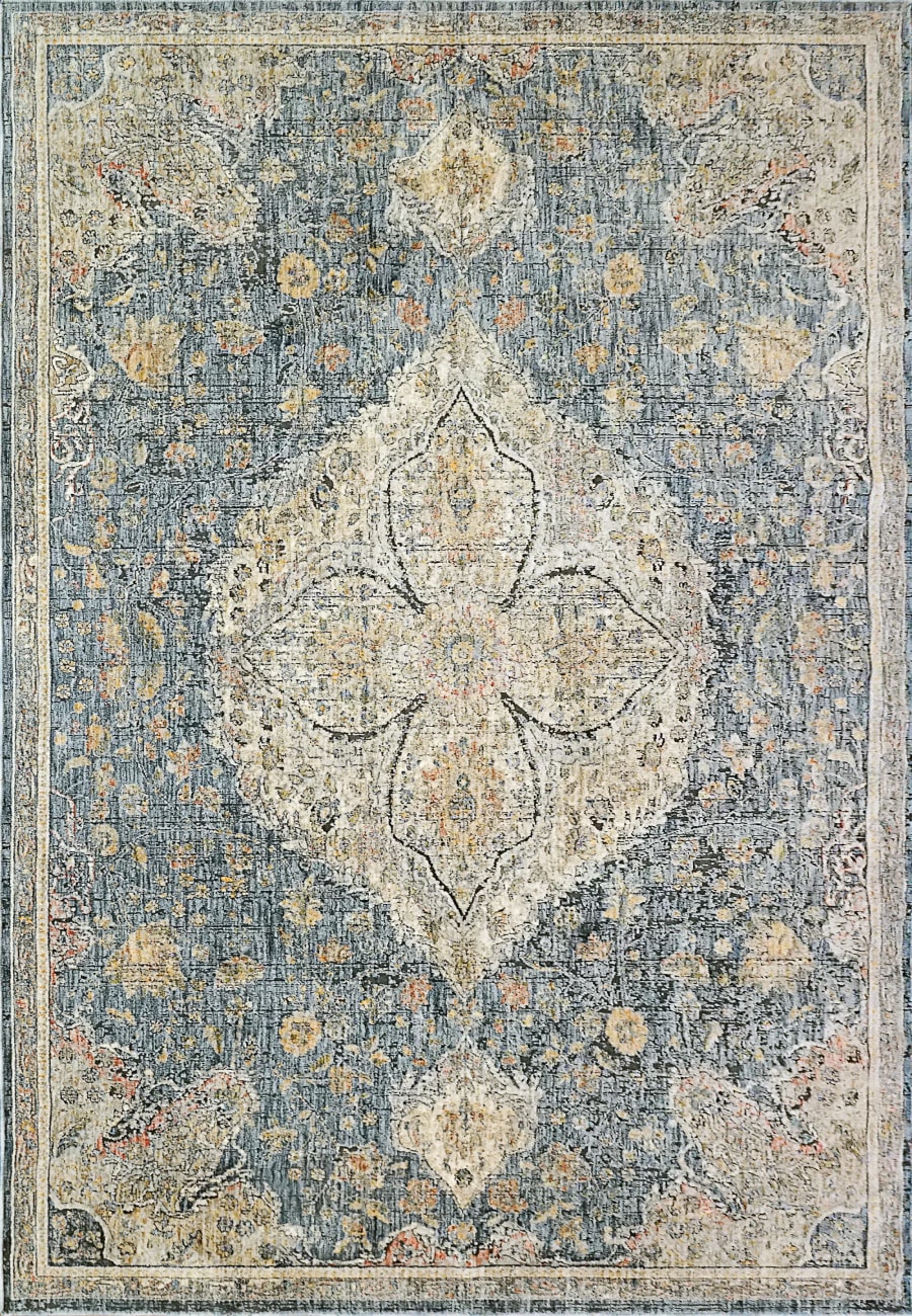 VX463576599 - Dynamic Rugs - SAVOY - Denim Multi 3576-599 - 3.11' x 5.7'