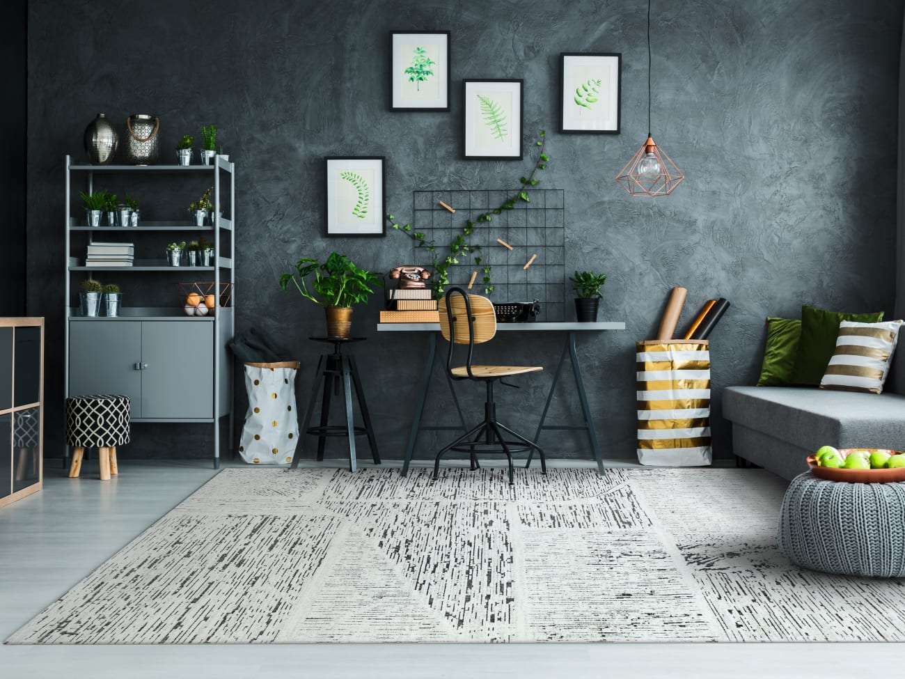LOTUS - Ivory Grey 8145-190 - Dynamic Rugs - LOTUS - Ivory Grey 8145-190