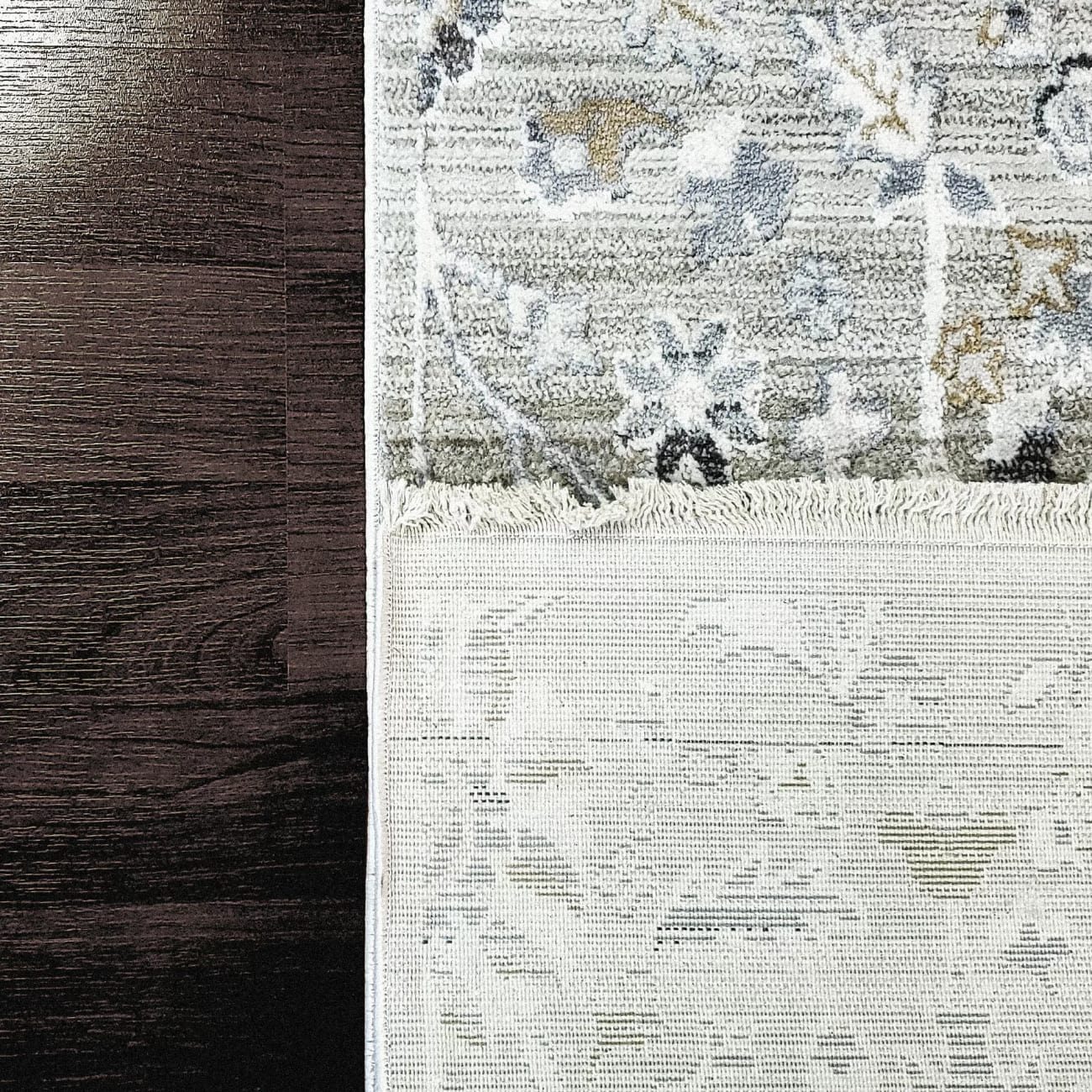 RF284635897 - Dynamic Rugs - REFINE - Taupe Silver Gold 4635-897 - 2.2' x 7.7'