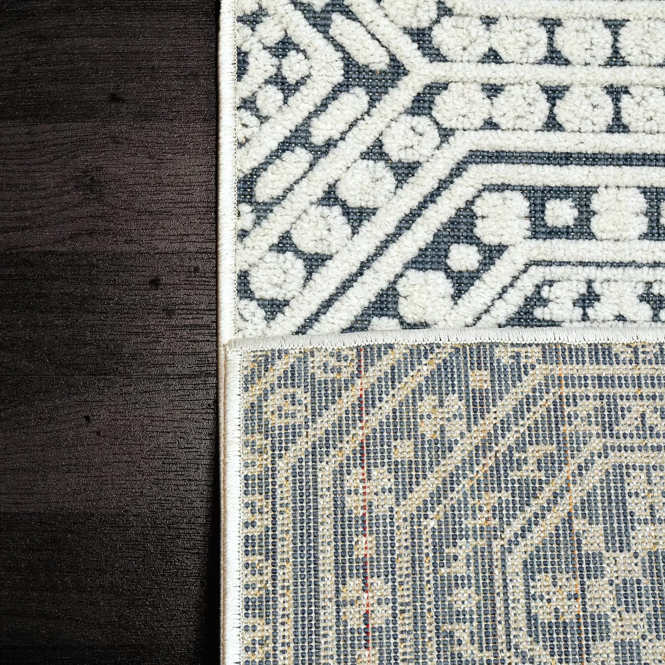 LT698149150 - Dynamic Rugs - LOTUS - Ivory Denim 8149-150 - 5' x 7'
