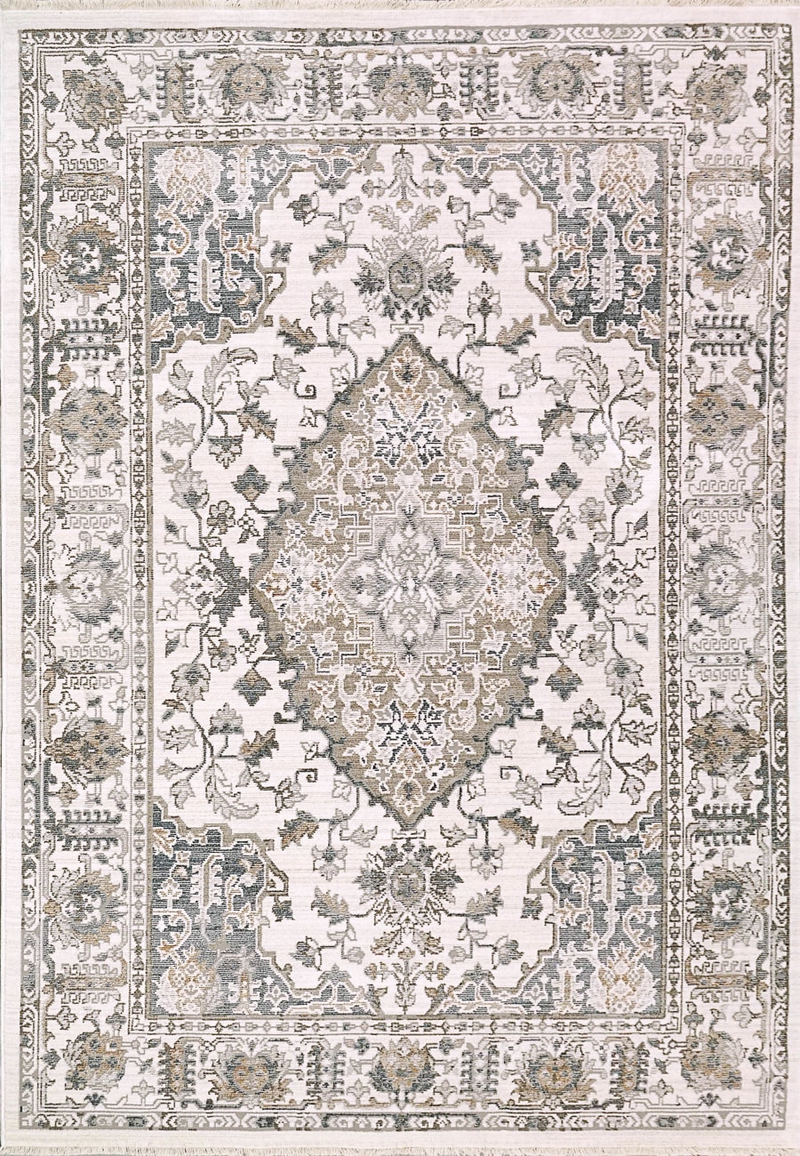 MZ358475508 - Dynamic Rugs - MOOD - Blue Beige 8475-508 - 3' x 5'