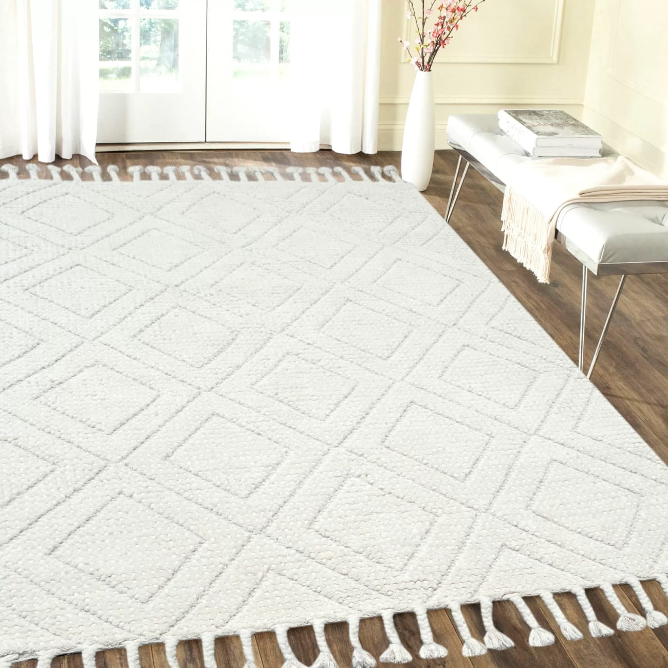 MOXIE - Ivory 2536-100 - Dynamic Rugs - MOXIE - Ivory 2536