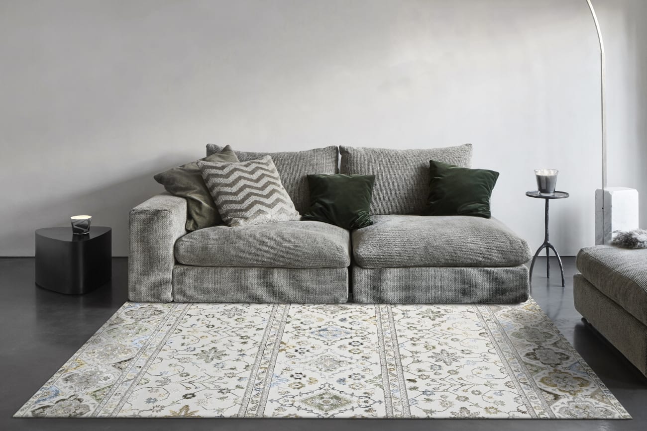 ZT286650999 - Dynamic Rugs - MERIT - Grey Multi 6650-999 - 2.2' x 7.7'