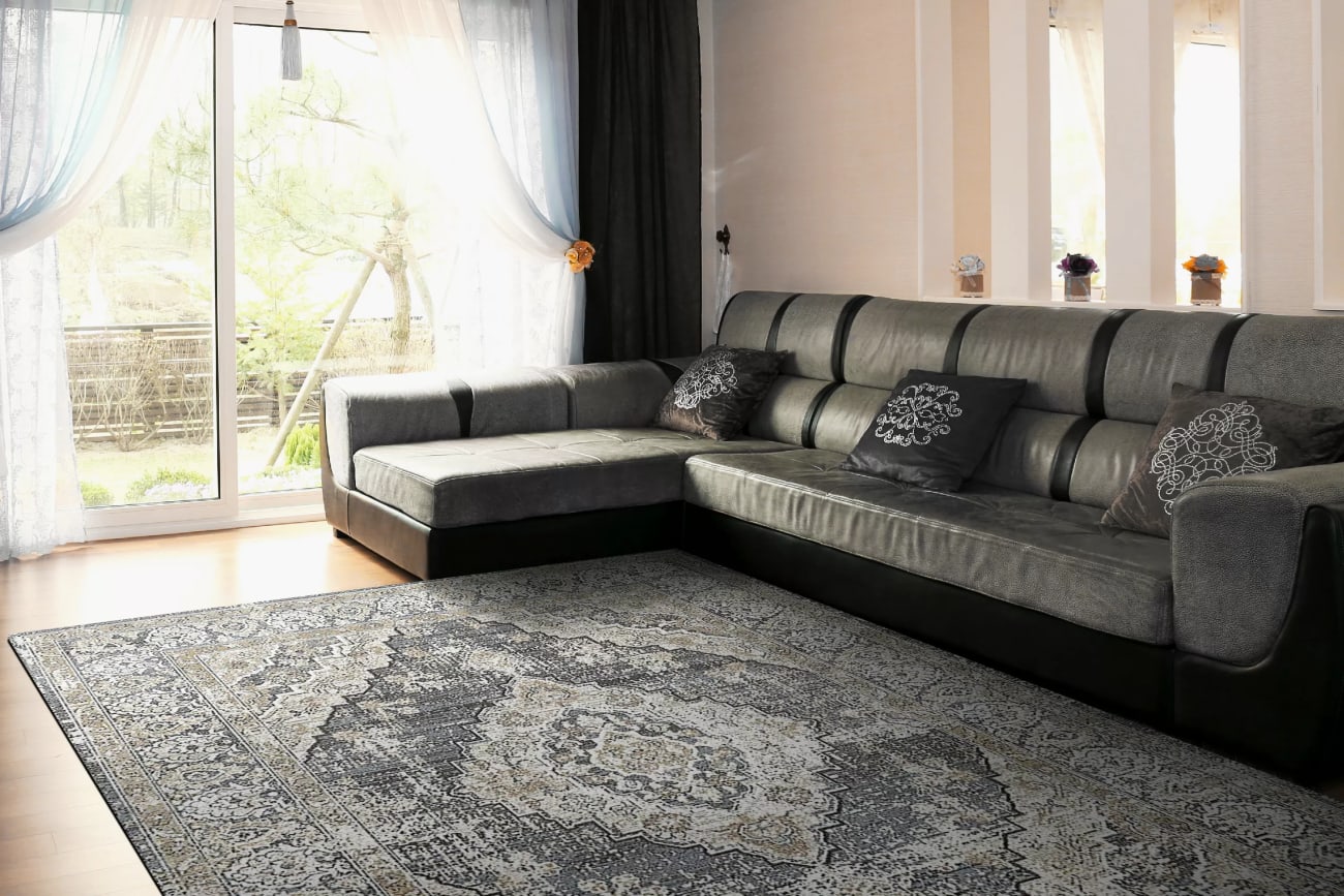 JZ9126795988 - Dynamic Rugs - JAZZ - Grey Taupe Beige 6795-988 - 7.1' x 10.1'