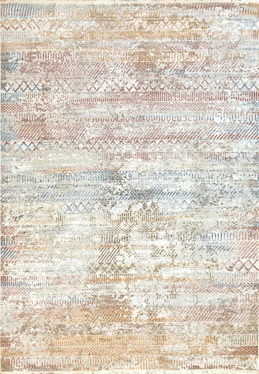 MZ9128450130 - Dynamic Rugs - MOOD - Ivory Red 8450-130 - 7.1' x 10.8'