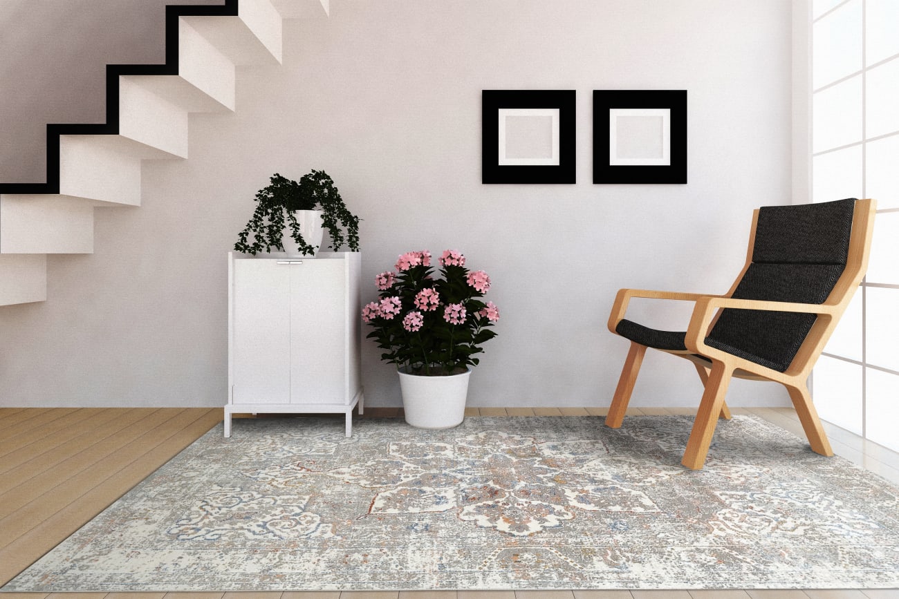 ZEN - Grey Blue 8337-950 - Dynamic Rugs - ZEN - Grey Blue 8337-950