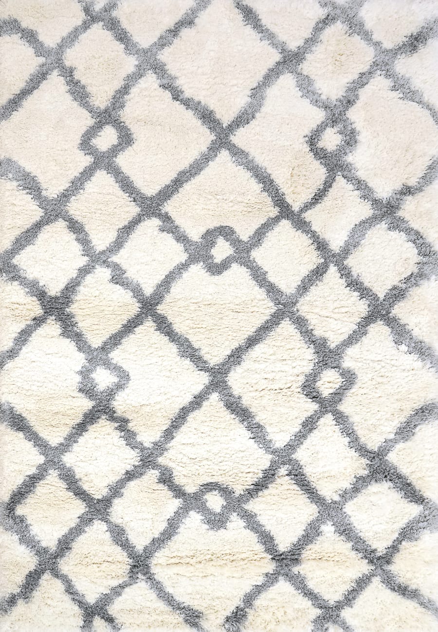 NT7106361190 - Dynamic Rugs - NITRO LUX - Ivory Grey 6361-190 - 6.7' x 9.6'