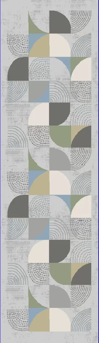 ZT9126657999 - Dynamic Rugs - MERIT - Grey Multi 6657-999 - 7.1' x 10.1'