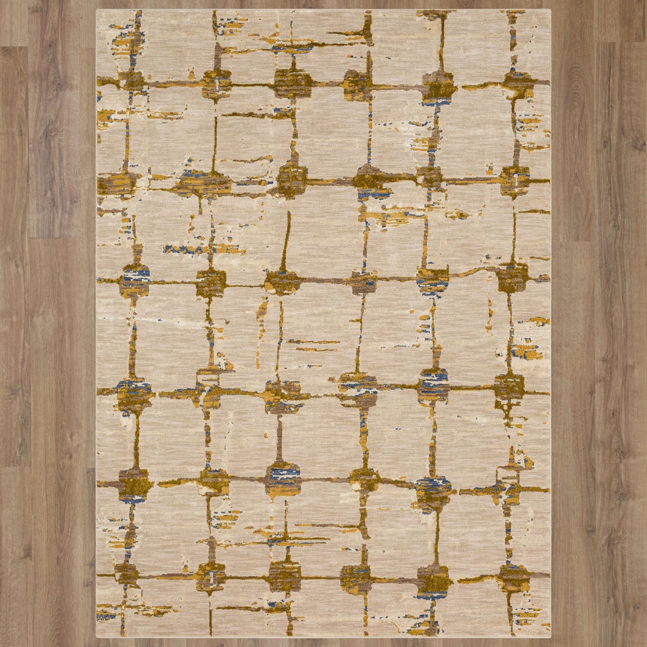 91678-10037-114155 - Scott Living by Karastan - Artisan - Mirage Brushed Gold - 9' 6" X 12' 11"