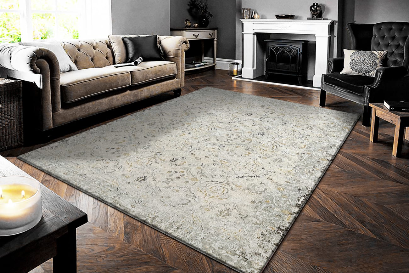 ANNALISE - Cream Multi 7602-199 - Dynamic Rugs - ANNALISE - Cream Multi 7602-199