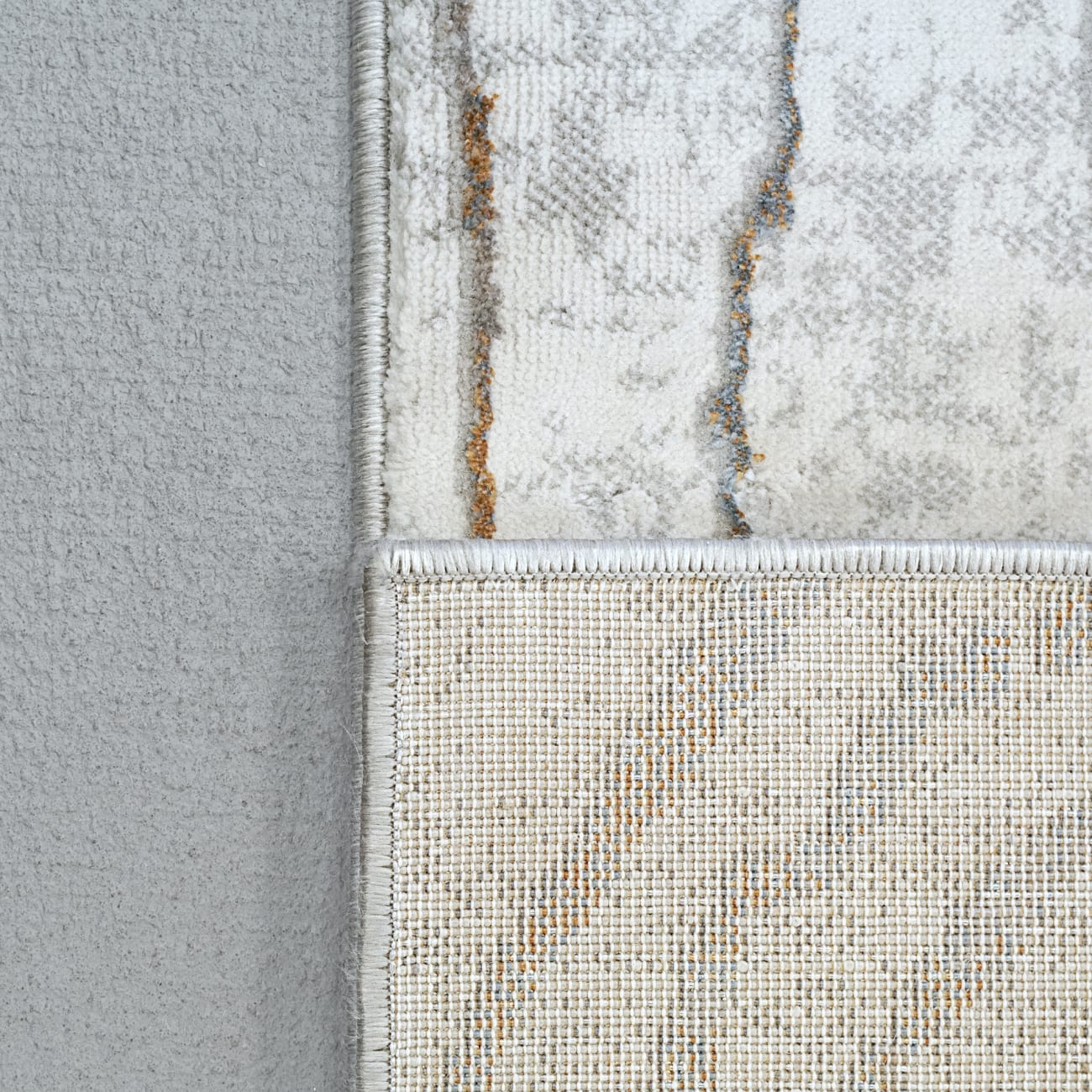 GD691350897 - Dynamic Rugs - GOLD - Cream Silver Gold 1350-897 - 5.3' x 7.7'