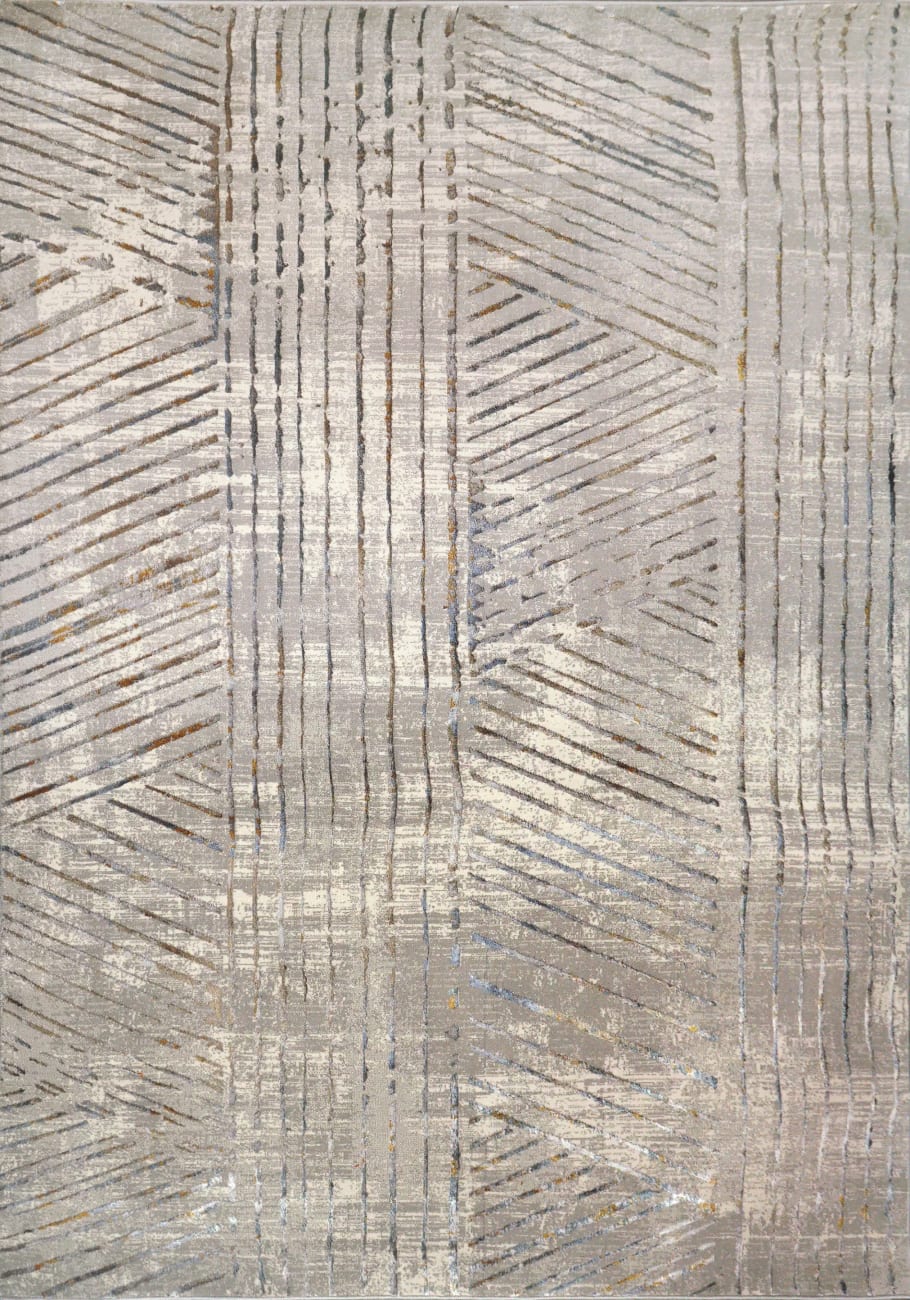 GD691364919 - Dynamic Rugs - GOLD - Grey Ivory Multi 1364-919 - 5.3' x 7.7'