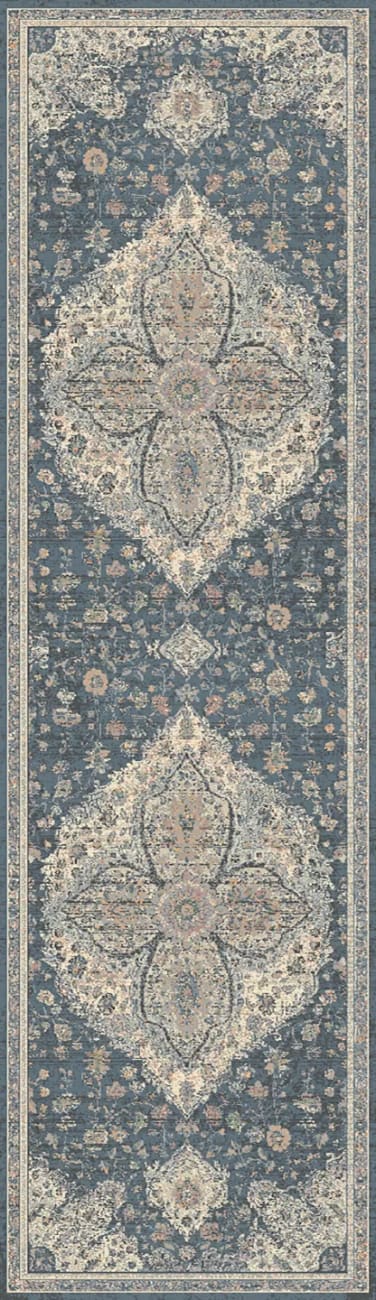 VX463576599 - Dynamic Rugs - SAVOY - Denim Multi 3576-599 - 3.11' x 5.7'