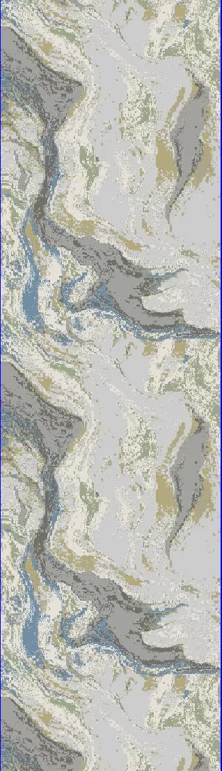 ZT9126653999 - Dynamic Rugs - MERIT - Grey Multi 6653-999 - 7.1' x 10.1'