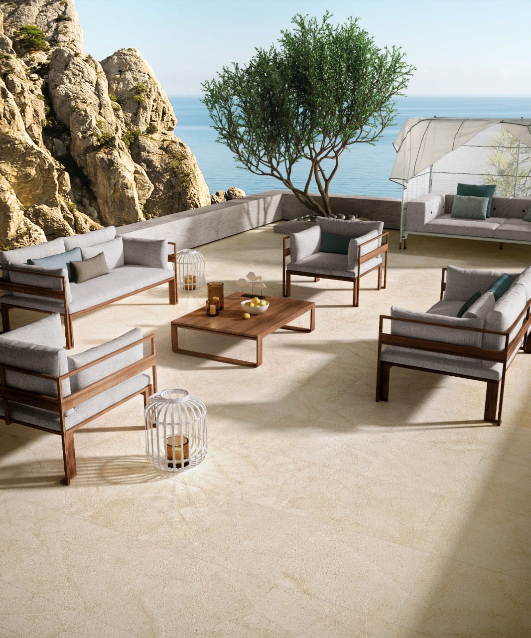 LPAVNLIVCRE2448 - MSI Arterra Perocelain Pavers - Livingstyle - Cream 24X48