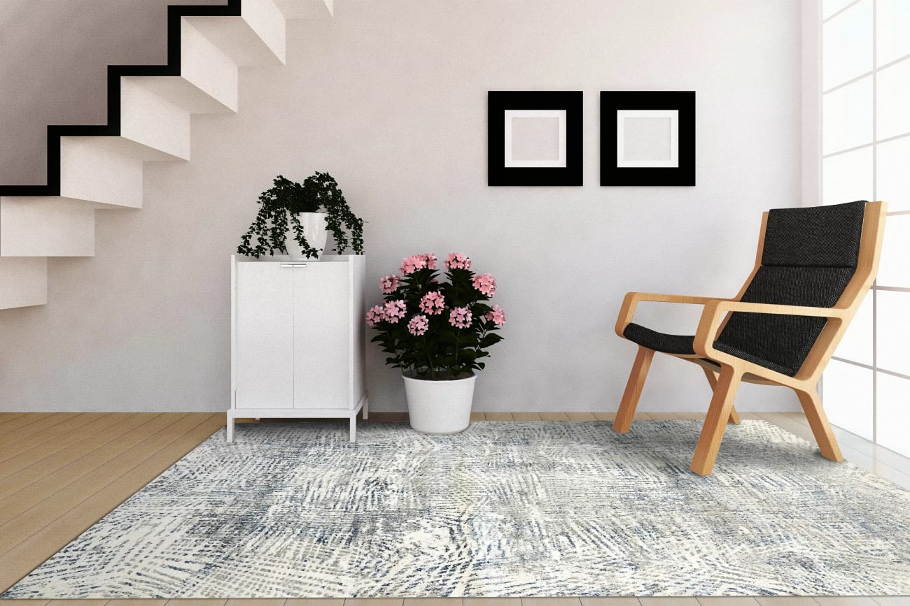 ZEN - Grey Blue 8341-950 - Dynamic Rugs - ZEN - Grey Blue 8341-950