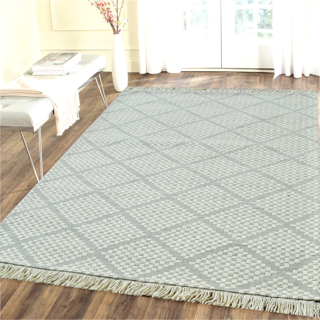 LF9122123190 - Dynamic Rugs - LOLA - Ivory Grey 2123-190 - 9' x 12'