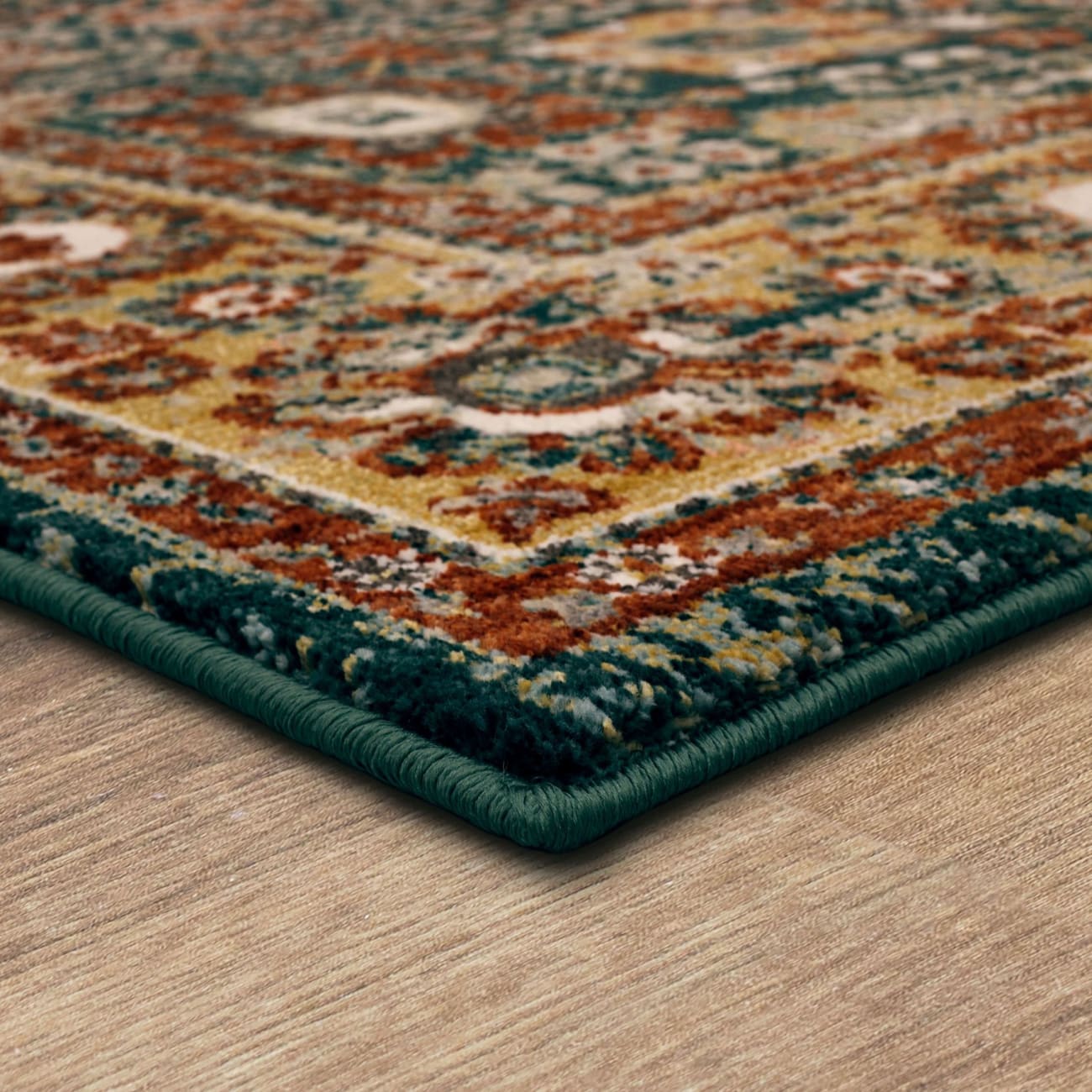 92677-60140-028094 - Karastan - Soiree - Dolce Mallard Green - 2' 4" X 7' 10"