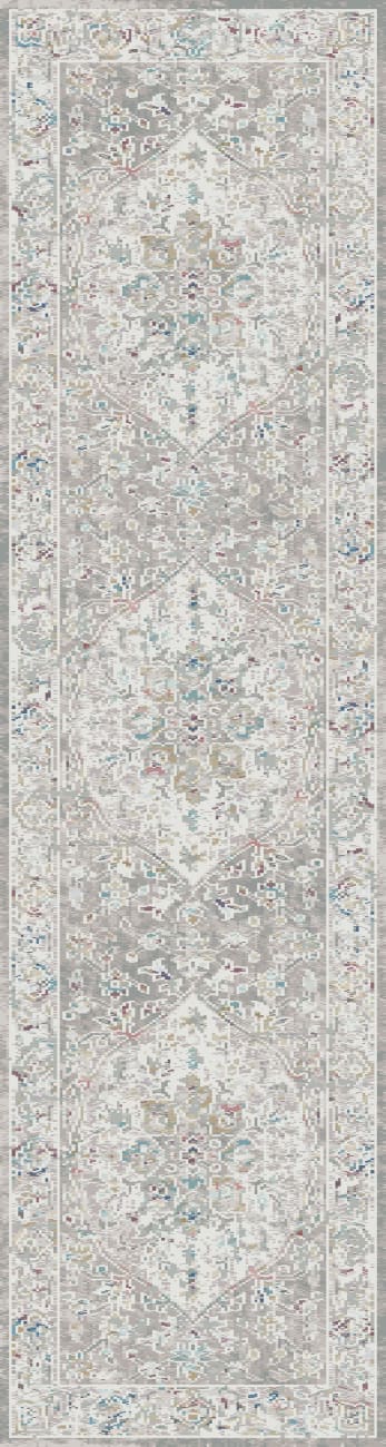 MZ288454900 - Dynamic Rugs - MOOD - Grey 8454-900 - 2' x 7.5'