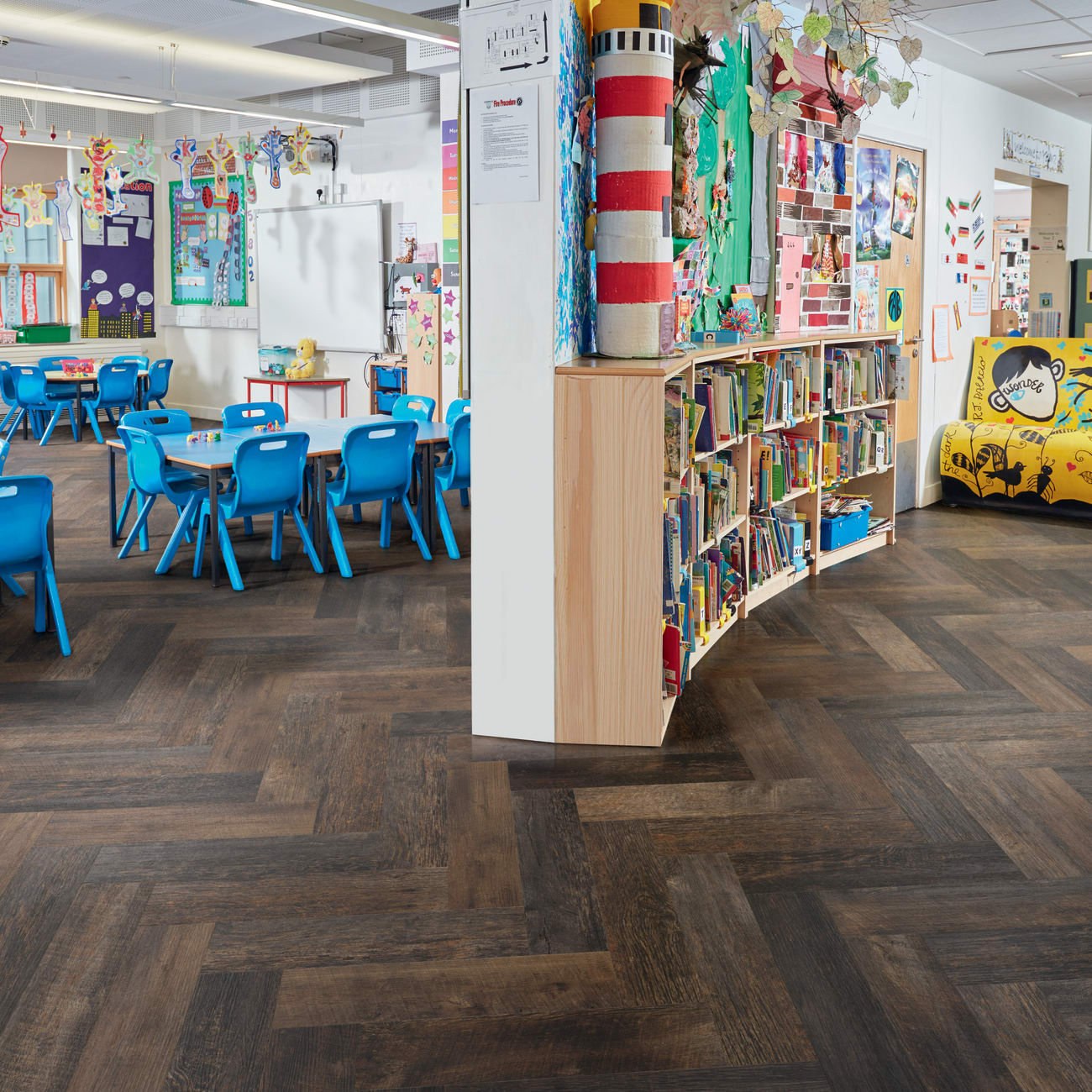 SM-RKP8209 - Karndean - Korlok Select - Salvaged Barnwood Herringbone
