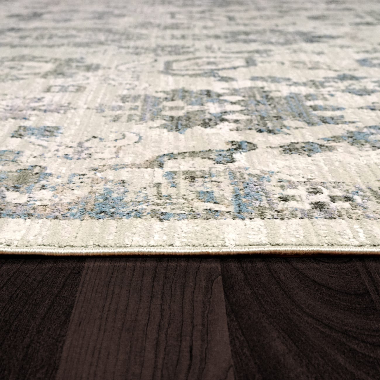 RF244634895 - Dynamic Rugs - REFINE - Cream Grey Blue 4634-895 - 2.2' x 3.11'