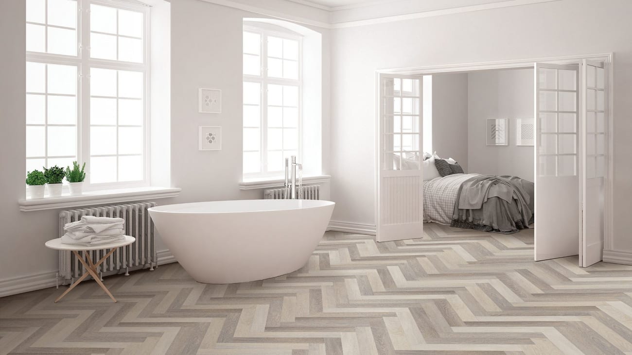 VV497-00791 - COREtec - COREtec Plus Enhanced Herringbone - Pompeii Oak