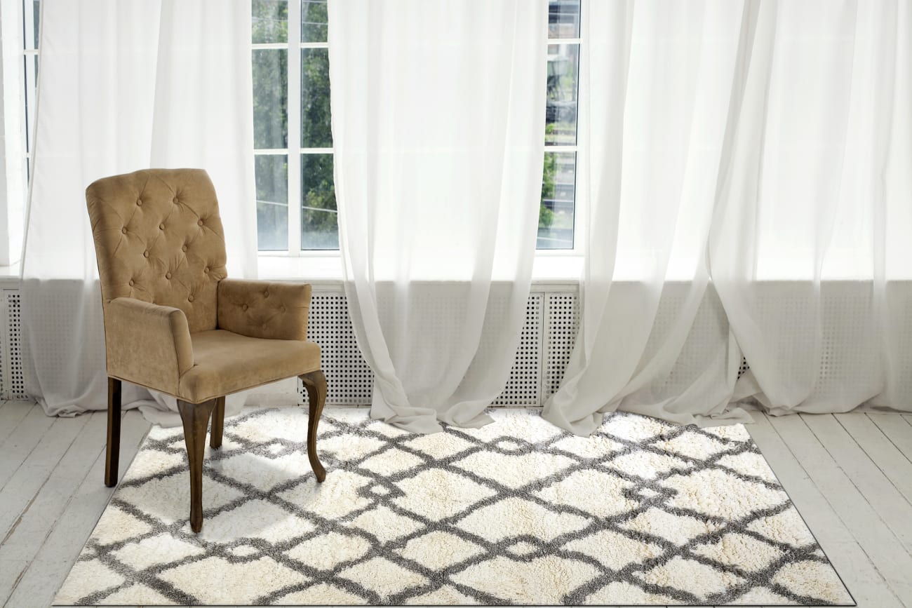 NT10146361109 - Dynamic Rugs - NITRO LUX - Ivory Light Grey 6361-109 - 9' x 12.1'