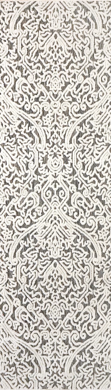 LT698147199 - Dynamic Rugs - LOTUS - Ivory Multi 8147-199 - 5' x 7'