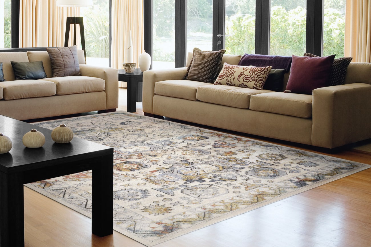 MABEL - Ivory Multi 4090-199 - Dynamic Rugs - MABEL - Ivory Multi 4090-199