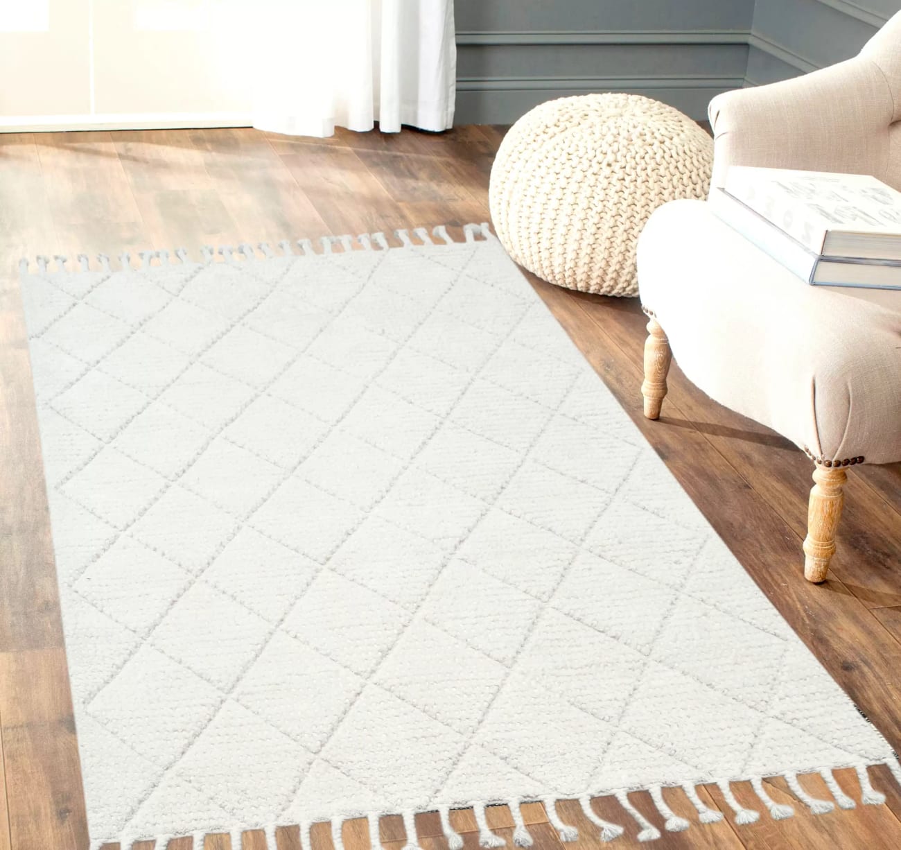 MOXIE - Ivory 2534-100 - Dynamic Rugs - MOXIE - Ivory 2534