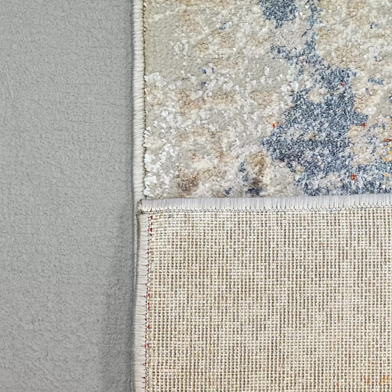 GD9121353875 - Dynamic Rugs - GOLD - Cream Silver Gold Blue 1353-875 - 7.1' x 10.1'