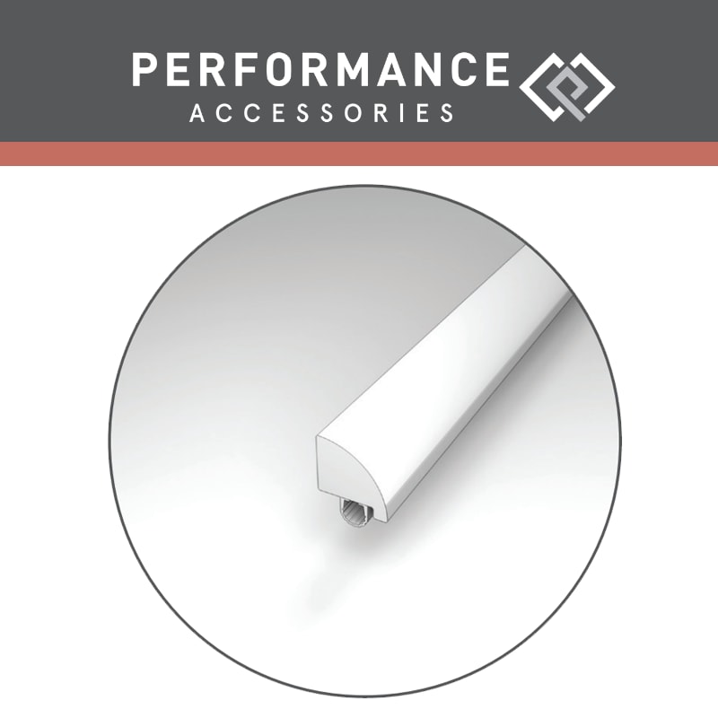 AWPQR-WHITE - Aladdin's Performance Accessories - Waterproof Quarter Round - AWPQR-WHITE