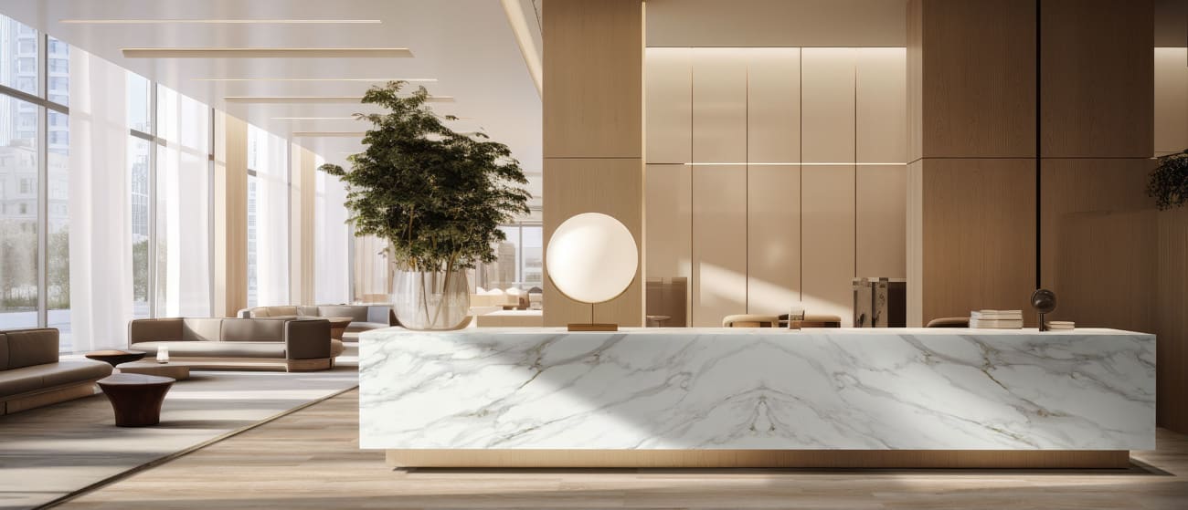 QSL-CALACASTANA-2CM-QP - MSI Q™ Premium Natural Quartz - Q+ Collection - Calacatta Castana