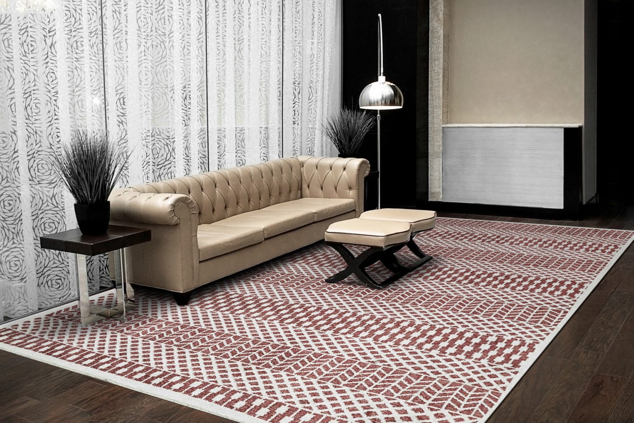 HERA - Brick Ivory 3303-301 - Dynamic Rugs - HERA - Brick Ivory 3303