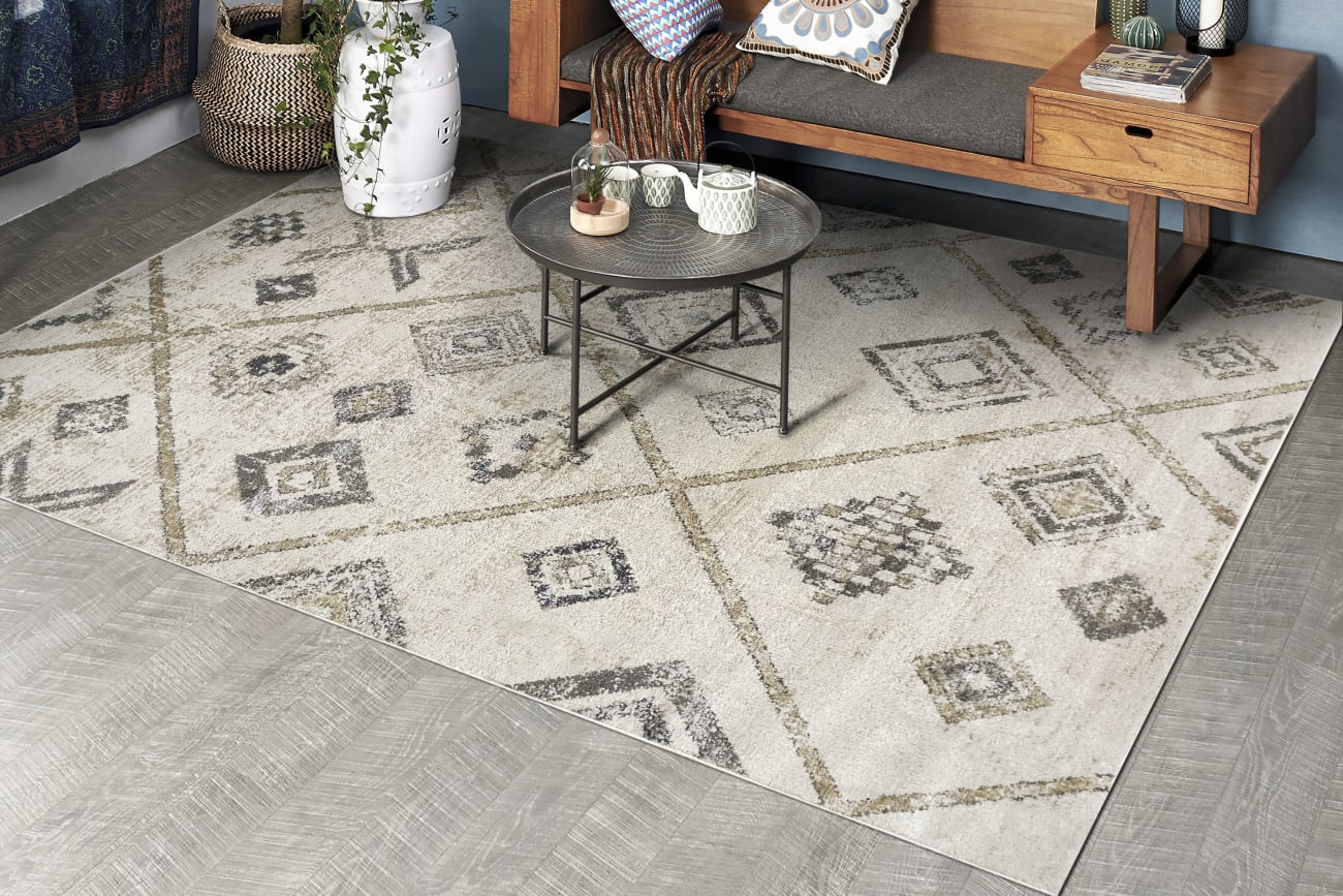 CARLISLE - Ivory Grey 62014-060 - Dynamic Rugs - CARLISLE - Ivory Grey 62014