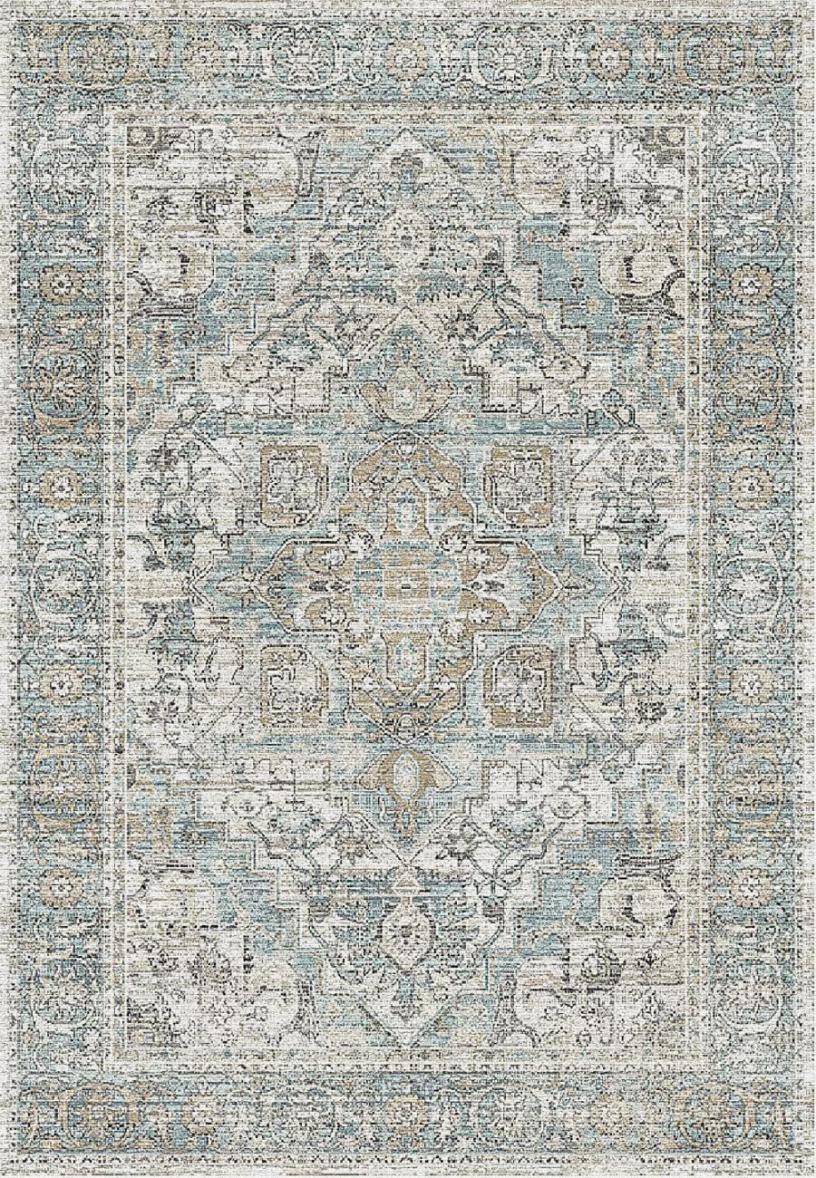 JZ10146798885 - Dynamic Rugs - JAZZ - Beige Taupe Blue 6798-885 - 9' x 12'