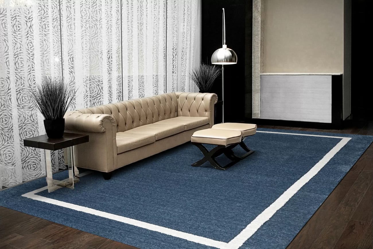 HERA - Blue Ivory 3301-501 - Dynamic Rugs - HERA - Blue Ivory 3301