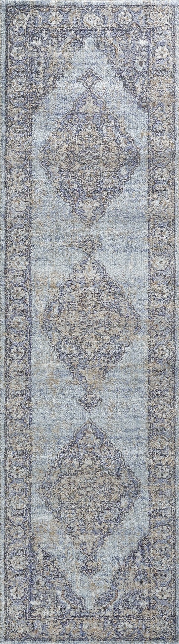 JZ696792580 - Dynamic Rugs - JAZZ - Blue Beige 6792-580 - 5.3' x 7.7'
