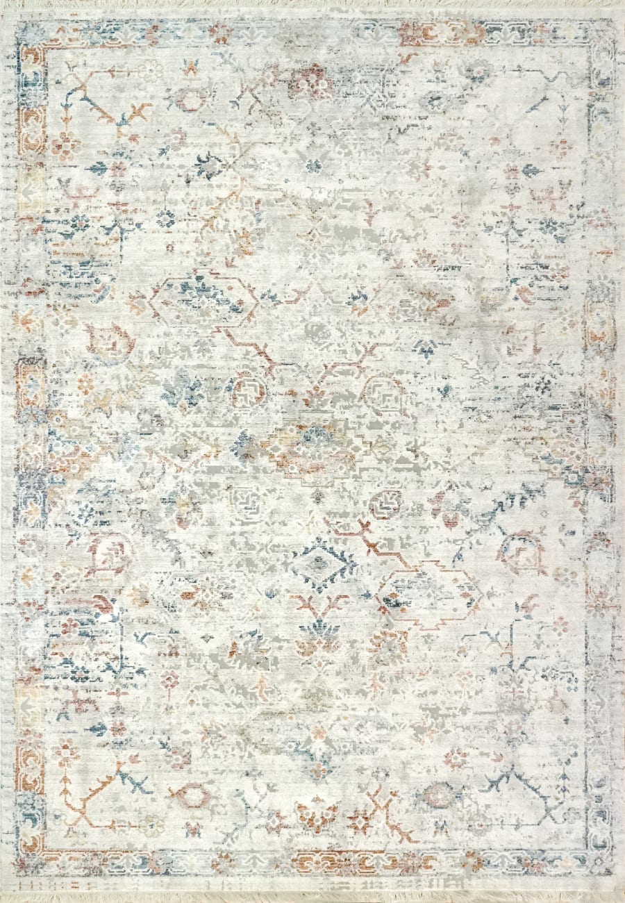 MZ7108468999 - Dynamic Rugs - MOOD - Light Grey Multi 8468-999 - 6.7' x 9.6'