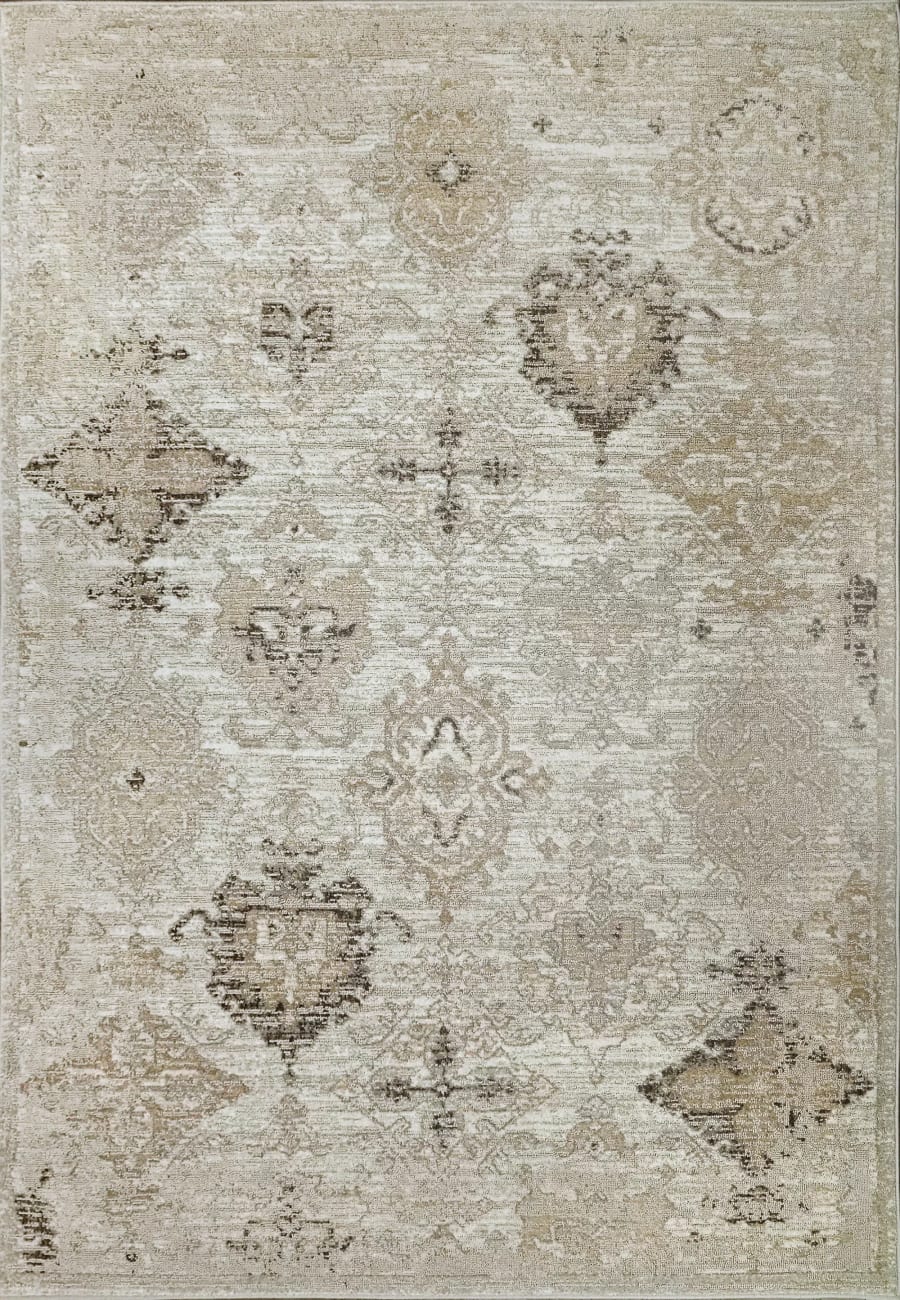 MM71061795060 - Dynamic Rugs - MOMENTUM - Ivory Grey Taupe 61795-060 - 6.7' x 9.6'