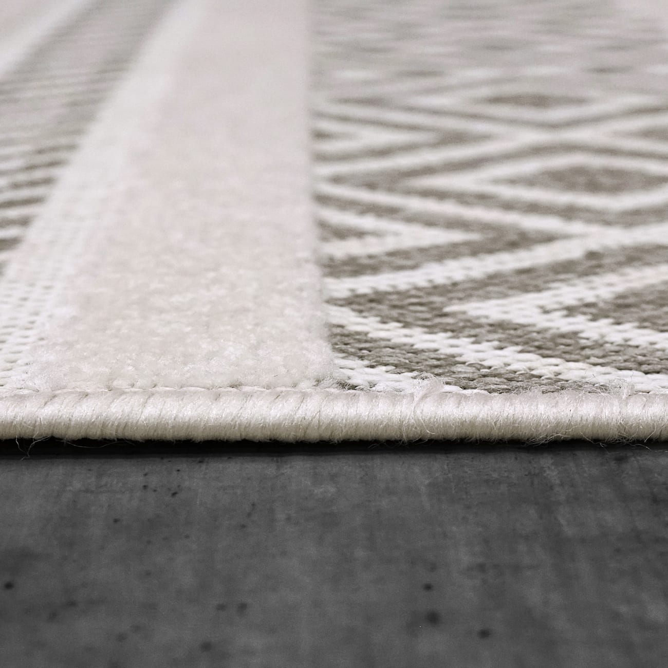 TS696410891 - Dynamic Rugs - TESSIE - Beige Grey Ivory 6410-891 - 5.3' x 7'