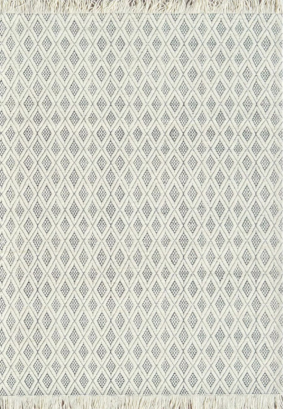 LF582120190 - Dynamic Rugs - LOLA - Ivory Charcoal 2120-190 - 5' x 8'