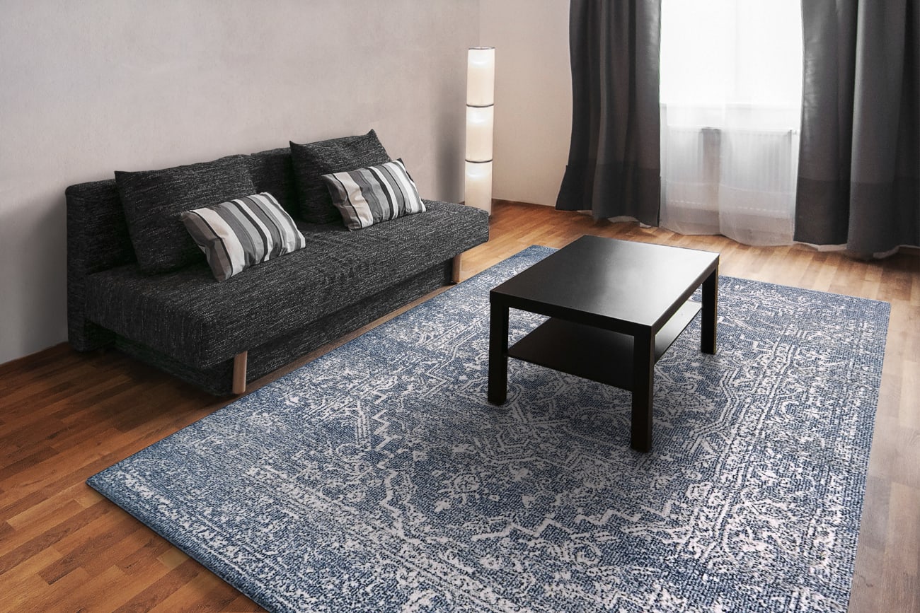 OS10146191510 - Dynamic Rugs - SOMA - Denim Ivory 6191-510 - 9.2' x 12.6'
