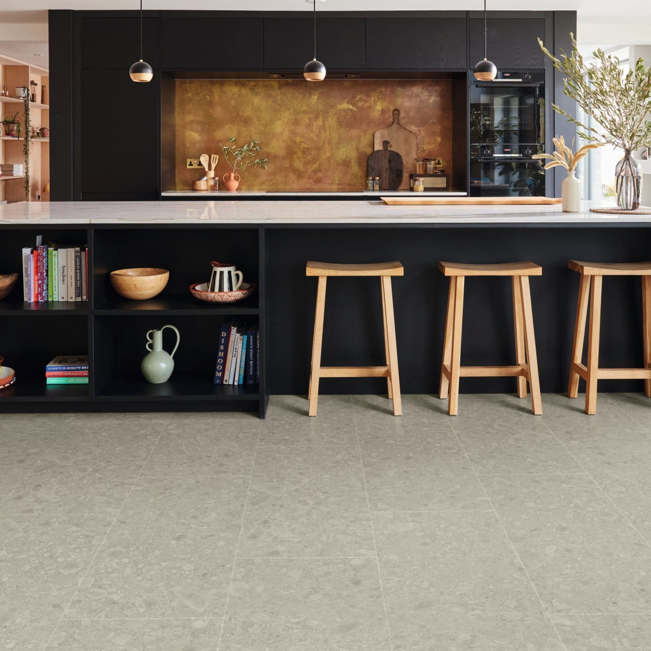 LM43 - Karndean - Art Select Stone Gluedown - Brezza Ceppo
